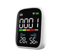 Air Quality Monitor, CO Detector Carbon Monoxide Tester Multifunctal Temperature and Humidity Test Meter