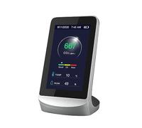 Air Quality Monitor, CO2 Indoor Multi-Function Air Detector TVOC Gas Quality Monitor co2 Carbon Dioxide Meter USB Analyzer Meter,for Home Office School Hotel(WITH WIFI) (No Wifi 1)