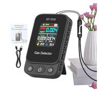 Air Quality Tester | Carbon Dioxide Detector | Battery Operated Air Tester with Temperature and Humidity, for Home, Bedroom, Office, Car, Hotel