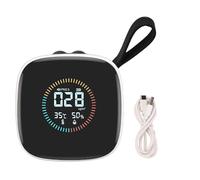 Air Quality Tester PM2.5 Temperature Humidity LCD Display Air Quality Meter for Home Hotel Office