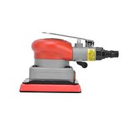 Air Random Orbital Sander, 75x100mm 10000Rpm Pneumatic Palm Sander 0.6-0.8Mpa Electric Detail Sander Alloy Steel Pneumatic Sander Polisher for Wood Metal