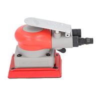 Air Random Orbital Sander, Push Type Pneumatic Palm Sander Tool, Zinc Alloy Body with 1/4in Inlet, High Power Low Consumption for Auto Body Work Woodworking Metal Fiberglass