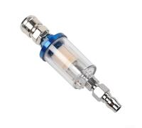 Air Regulator Gauge with Moisture Separator Inline Filter for Spray Airbrush Kit 1/4 NPT(C)