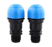 Air Release Valve 2-Pack 3/4 Inch for Irrigation Systems with External Thread Fitting Suitable for Turf Agricultural and Home Garden Use (1 inch)