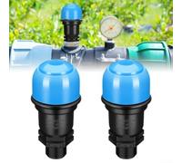 Air Release Valve 2-Pack 3/4 Inch with External Thread for Irrigation Systems to Prevent Air Lock and Enhance Flow Dynamics (1 inch)