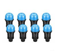 Air Release Valve 3/4 Inch High Temp Safety Valve for Garden Watering - Auto Open Close External Thread 8 Pack(1 Inch)