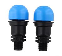 Air Release Valve 3/4 Inch NPT Automatic Air Vent Valve Irrigation Pipeline Air Release Valve Set 2PCS Drip System Air Exhaust Valve(3/4 inch)