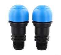 Air Release Valve 3/4 Inch NPT Automatic Air Vent Valve Irrigation Pipeline Air Release Valve Set 2PCS Drip System Air Exhaust Valve(1 inch)