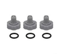 Air Release Valve Assembly for Above Ground Pools(3 Sets) | Includes valve 10725 and rings 10264, reduces water loss, compatible with many for intex series models