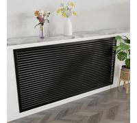 Air Return Vent Cover Grill, Removable Louvered Access Panel, Decorative Aluminum Alloy for Home Wall/HVAC, Fits Various Lengths