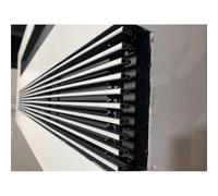 Air Return Vent Cover Rectangle, Low Profile Wall Return Grille - Residential & Commercial HVAC, Removable Duct Opening Air Filter Grille Easy to Install(50x10cm/20x4in)