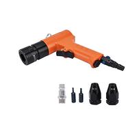 Air Rivet Nut Gun Alloy Steel Pneumatic Riveter M3 M4 Riveting Tool 1500rpm 0.6-0.8Mpa KV-7801F for Automobile Containers Maintenance (Japanese Style) (I Style) (US Style)