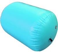 Air roller gymnastics barrel Inflatable Gymnastics Gym Mat Air Rolls Training Roller Beam Air Mat Barrel Tumbling Gymnastics Barrel Inflatable(Green,31.5 inch dia)