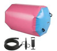 Air Roller Gymnastics Barrel, Inflatable Tumbling Roller Air Gymnastics Mat with Pump for Backhandspring Training Yoga Cheerleading Home Use Gym, 70cm(D)*90cm(H)