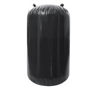 Air Roller Inflatable Gymnastics Barrel Gym Trainer Sports Fitness Air Bucket 100x60cm for Yoga Gym Training(Black,100x60cm)