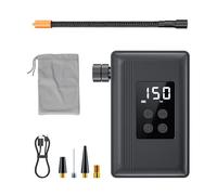 Air Rush Electric Pump,Mini Bike Tire Pump,150PSI Rechargeable Cordless Tire Pump with LED Flashlight & LED Digital, Fast Automatic Inflation, Portable Air Pump for Motorcycle Bikes Balls-1 set