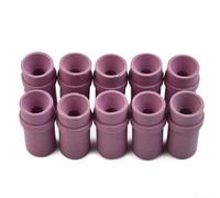 Air Sandblaster Ceramic Nozzle 6mm Diameter for Surface Polishing - Long Life Blasting Tool for Metallurgical Casting Deoxidization 35mm Pink 10 Pack(6mm)
