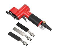 Air Sander HUIOP YC2621 Reciprocating Pneumatic Grinding and Polishing Machine Mini Straight Line Air Sander Pneumatic Sander Air-Operated Handheld Polisher Waxer for Furniture Wood Metal Surface, wit