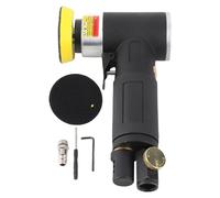 Air Sander Polishing, Pneu Sander Polishi, Eccentric Rotation with 2 Inch and 3 Inch Back Pads, Weight Grinding Accessory for Wood, Pla, Metal,