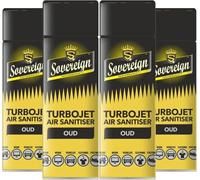 Air Sanitiser Air Freshener Blast Spray - OUD Sovereign Turbojet- Bundle of 4 x 500ml