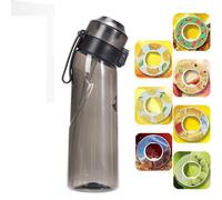 Air Scent Flavoured Water Bottle With 7 Flavour pod | BPA-Free, Scented, 0 Sugar & 0 Calorie | Ideal Sports Bottle for Fitness, Outdoor & Gym | Fruit Fragrance Starter Set