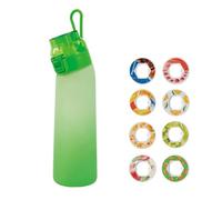 Air Scent Flavoured Water Bottle With 8 Flavour pod | BPA-Free, Scented, 0 Sugar & 0 Calorie | Ideal Sports Bottle for Fitness, Outdoor & Gym | Fruit Fragrance Starter Set