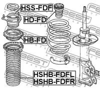 Protective Cap Bellow For Honda CIVIC 11-16 Front Left