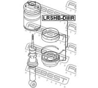 FEBEST LRSHB-DIIIR Protective Cap / Bellow, shock absorber