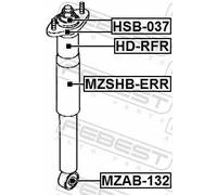 Febest Shock Absorber Protective Bellow MZSHB-ERR Rear Axle - Fits Mazda CX-7