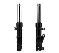 Air Shock Absorbers Struts Lowered Front Disc Brake Forks Lower Down Shocks Absorber For Gy6 Ruckus Zoomer Nps50 Af58 Dio Swap Scooter Parts(300MM Black)