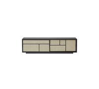 Air Side Table Low Dark Oak