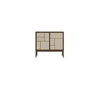 Air Side Table with Legs Dark Oak