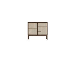 Air Side Table with Legs Dark Oak
