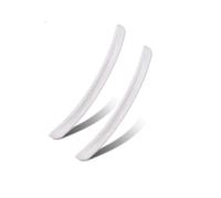 Air Side Vent Trim Soft Car Fender Arch Sticker Vents Protector Cover Mud Flaps Anti Collision Car Accessories(White 2pcs)