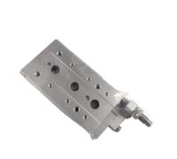 Air Slide Table Cylinder MXS MXS16 10 20 30 40 50 75 100 125 mm Stroke MXS16-10/20/30/40/50/75/100/125 A AS B BS at BT(MXS16-125,with BT Limit)