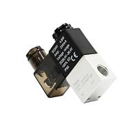 Air Solenoid Valves 2V025-08 2 Position 2 Port 1/4" Normally Closed Valv Pneumatic Solenoid Valve 12V 24V 110V 220V(2v025-08 W 2pcs 402,220 Volt)