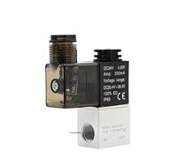 Air Solenoid Valves 2V025-08 2 Position 2 Port 1/4" Or 1/8" Normally Closed Valve Pneumatic Solenoid Valve DC 12V 24V 110V 220V(2v025-06 w 2pcs 401,AC110V)