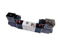 Air Solenoid Valves 4V220-08 2 Position 5 Port 1/4" Pneumatic Control Valve(DVP02LC-SL,DC24V)