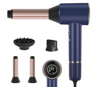 Air-Sonic Hair Dryer with Diffuser, HD LED Display and Ionic Blow Dryer