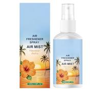 Air Spray Freshener - 100ml Fine Mist Odor Remover | Hawaiian Style Floral Scent | Natural Extract Formula + 100ml Volume | Travel Size Aerosol Free - For Home & Car Toilet