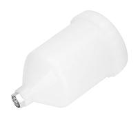 Air Spray Gun Pot Cup, 600ml Plastic Spray Paint Gun Cup Stainless Steel Threaded Connector Part Hand Tool Accessories, Paint Sprayers