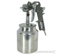 Air Spray Gun Suction Feed 750ml Silverline 196536