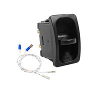 Air Spring Activation Switch with Connecting Line for Seat Air Lift Valve Switch, Paddle Valve Switch Air Ride Suspension Control Switch Paddle Type Push to Snap Tab ON Off ON Compressor Accessory
