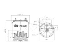 FEBI BILSTEIN 176620 Boot, air suspension