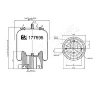 FEBI BILSTEIN 177595 Boot, air suspension