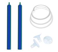 Air Stone Bar Bubble Diffuser,2Pcs Fish Tanks Aquariums Oxygen Tube Hook Bubble Release Diffuser,Strip Air-stones Air Pumps Hydroponics(25.7cm/10.11 inches)
