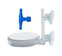 Air Stones for Aquariums - 4 Inch Bubble Diffuser Pump, Quiet Ultra Fine Bubbler, Oxygen Enrichment System, Water Circulation, Decoration Accessories for Outdoor Pond, Home, Live Transport, Aq