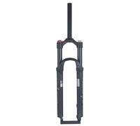 Air Supension Front Fork 26/27.5/29in, Aluminum Alloy 120mm Travel Disc Brake Straight 1-1/8" Double Air Chamber Forks for XC/AM/FR