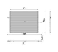 Mahle Low Temperature Radiator CIR40000P Fits Mercedes-Benz Sprinter 315