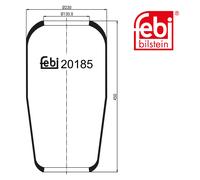 FEBI BILSTEIN 20185 Boot, air suspension